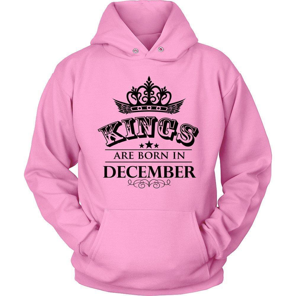 Kings are Born in December Unisex Hoodie-KaboodleWorld