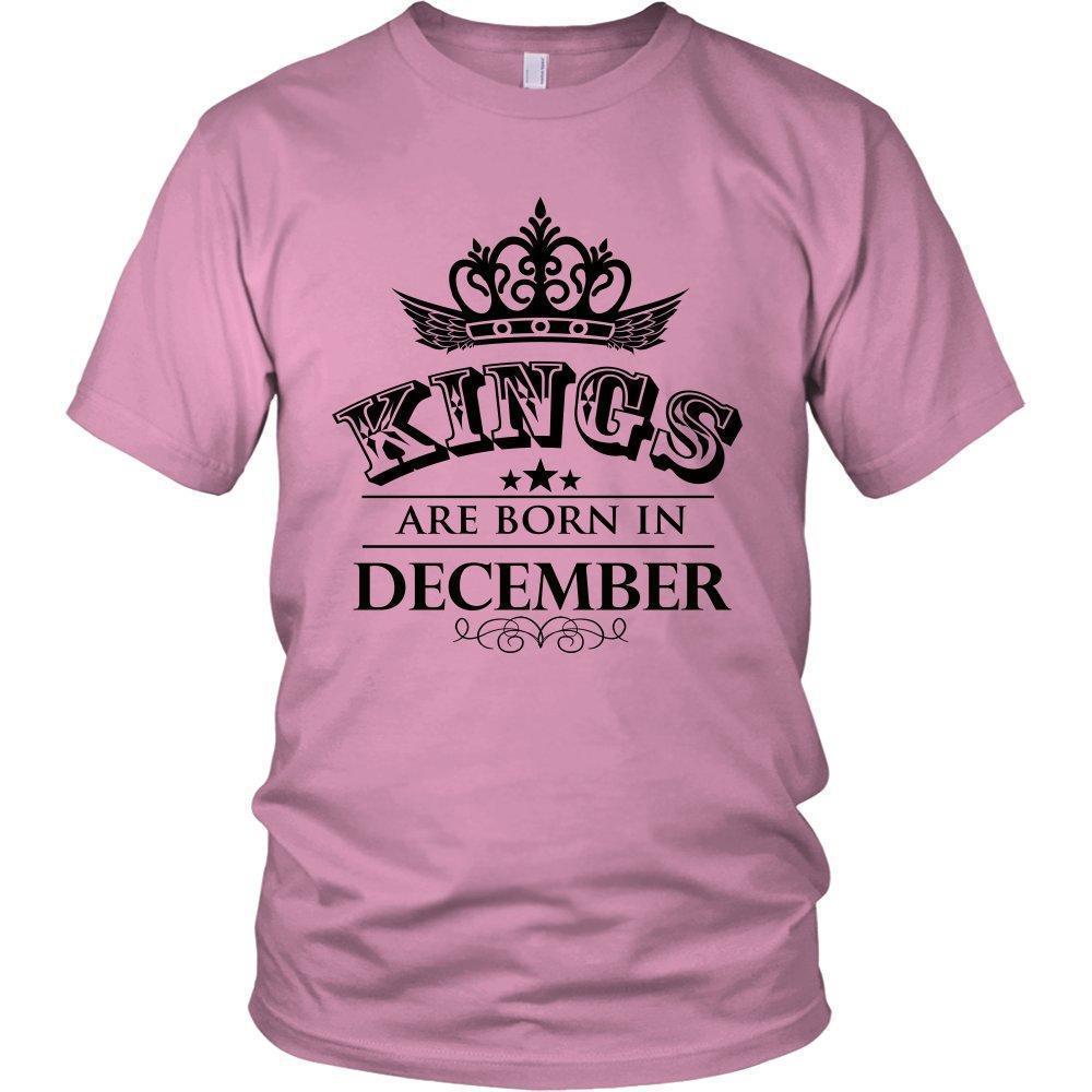 Kings are Born in December Unisex Shirt-KaboodleWorld