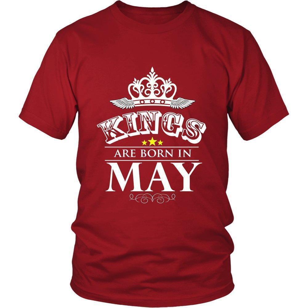 Kings are Born in May Unisex Shirt-KaboodleWorld