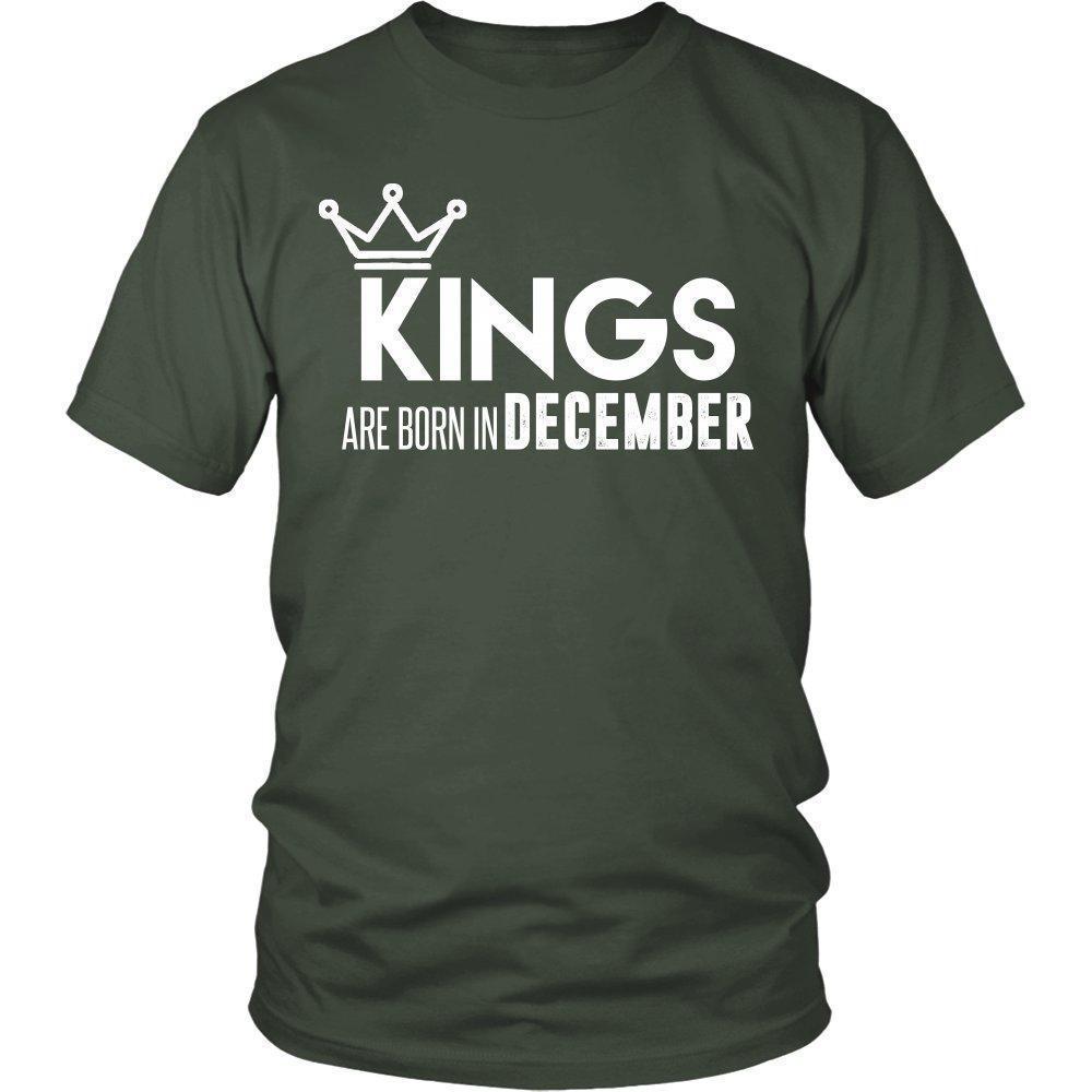 'Kings are born in December' T-Shirt-KaboodleWorld