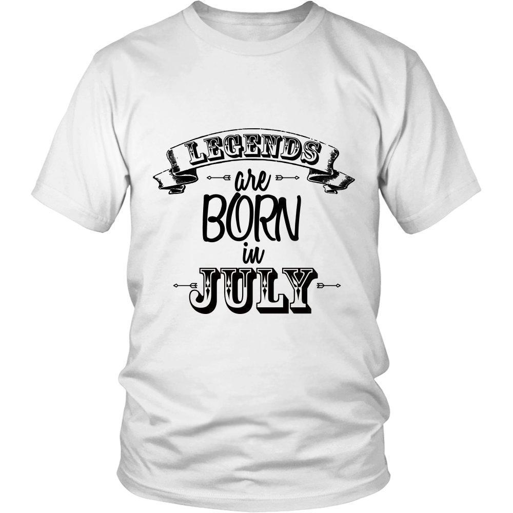 'Legends are Born in July' Unisex Shirt B-KaboodleWorld