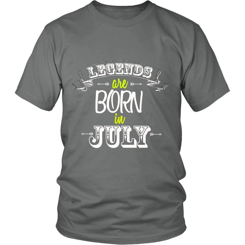 'Legends are Born in July' Unisex Shirt W-KaboodleWorld