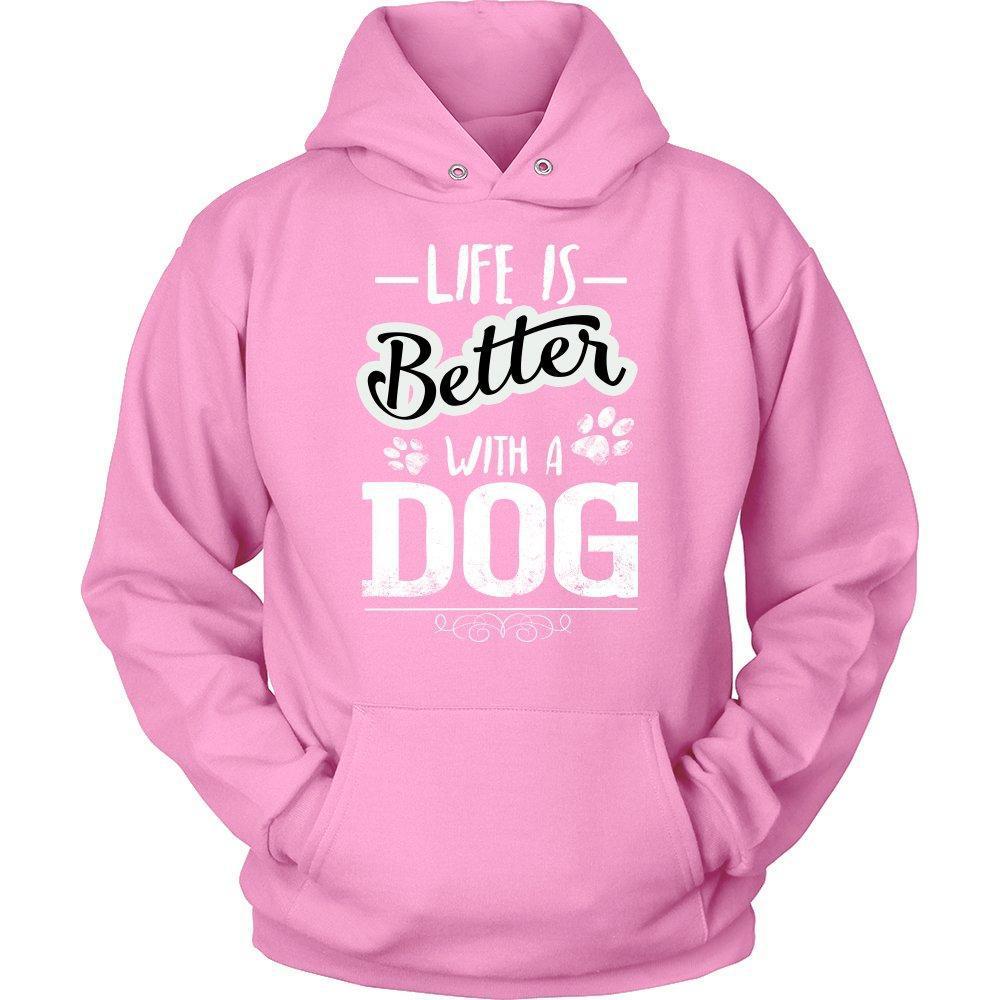 Life is Better with a Dog Unisex Hoodie-KaboodleWorld