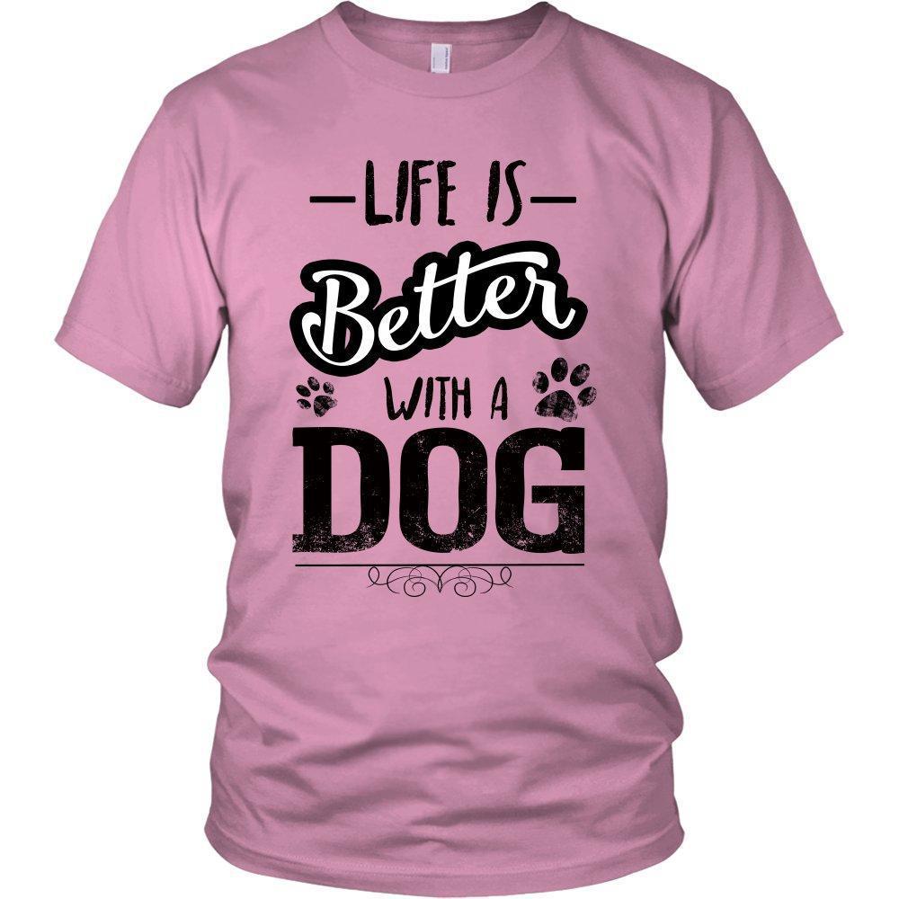Life is Better with a Dog Unisex Shirt-KaboodleWorld
