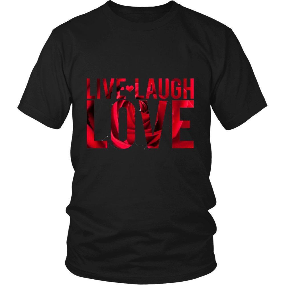 Live Laugh Love Unisex T-Shirt-KaboodleWorld