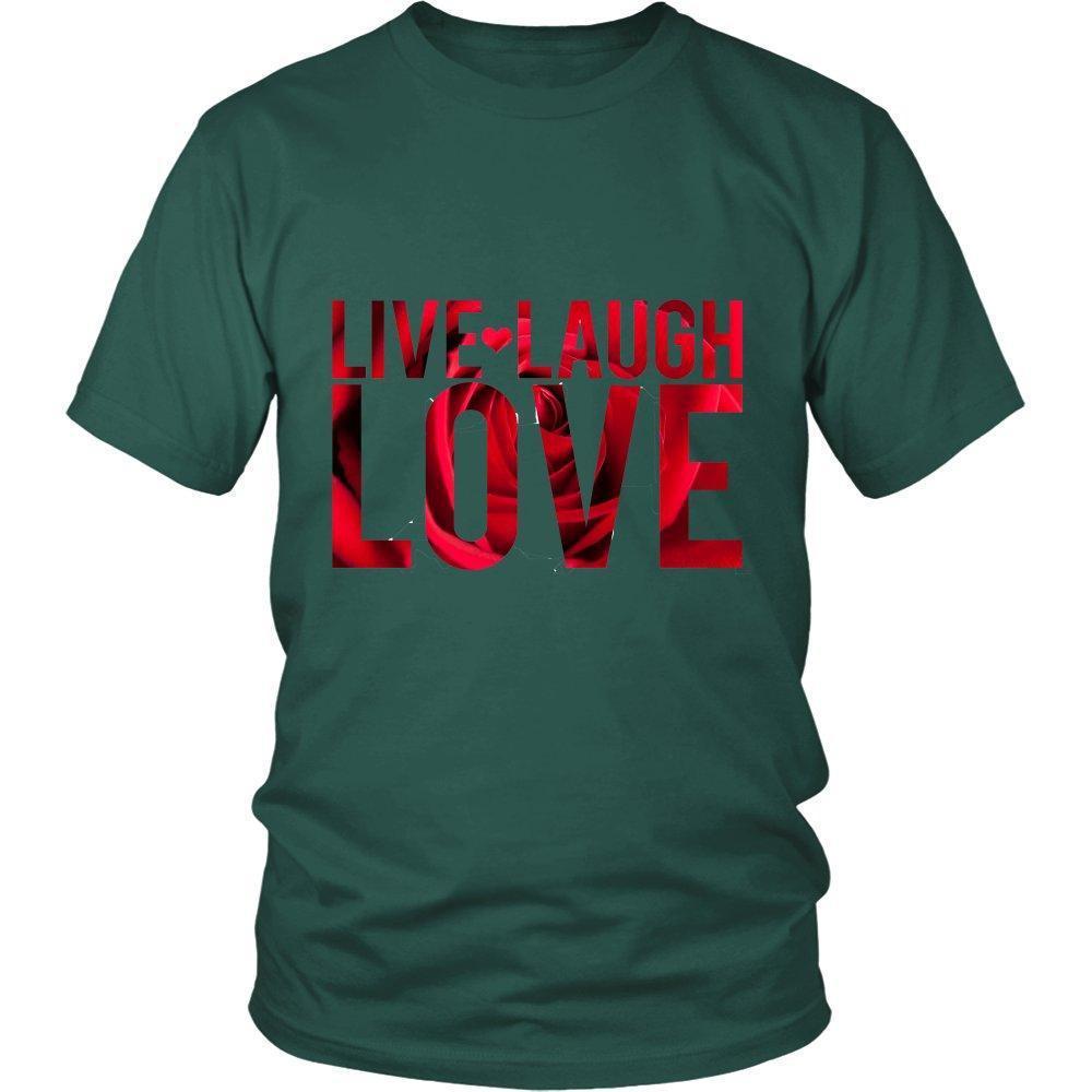Live Laugh Love Unisex T-Shirt-KaboodleWorld