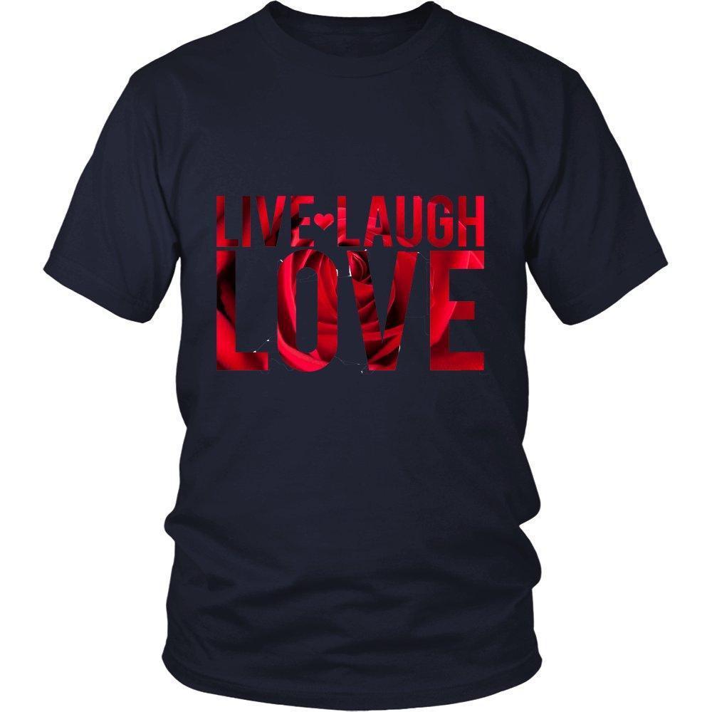 Live Laugh Love Unisex T-Shirt-KaboodleWorld