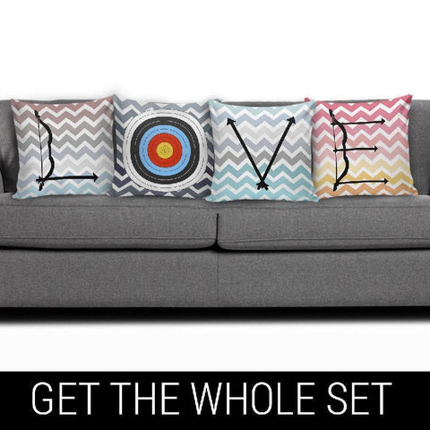 Love Archery Pillow Covers-KaboodleWorld