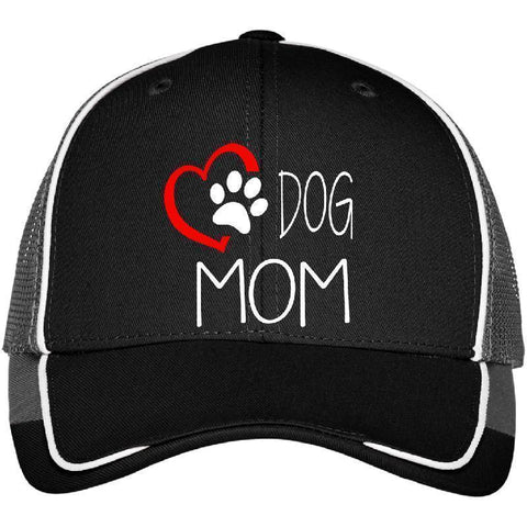 Love Dog Mom Port Authority Colorblock Mesh Back Cap-KaboodleWorld
