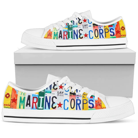 Marine Corp Low Top Shoes-KaboodleWorld