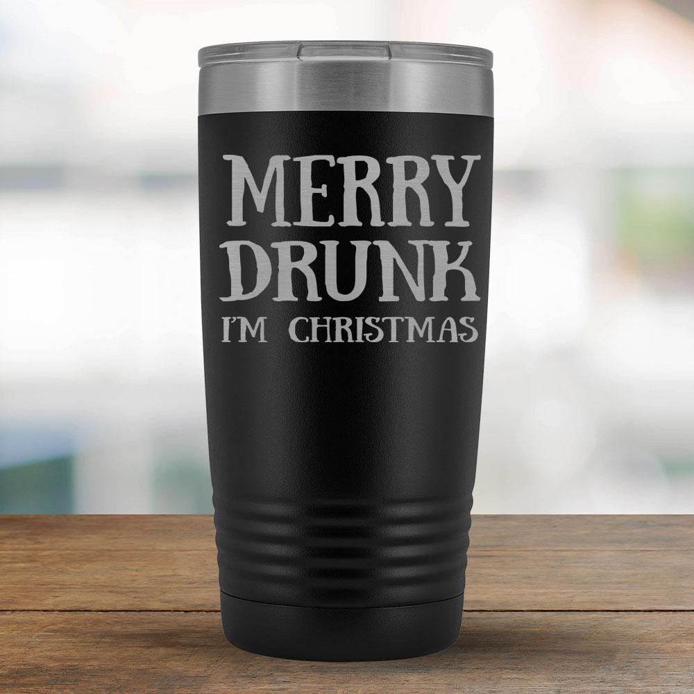 Merry Drunk I'm Christmas - 20oz Tumbler-KaboodleWorld