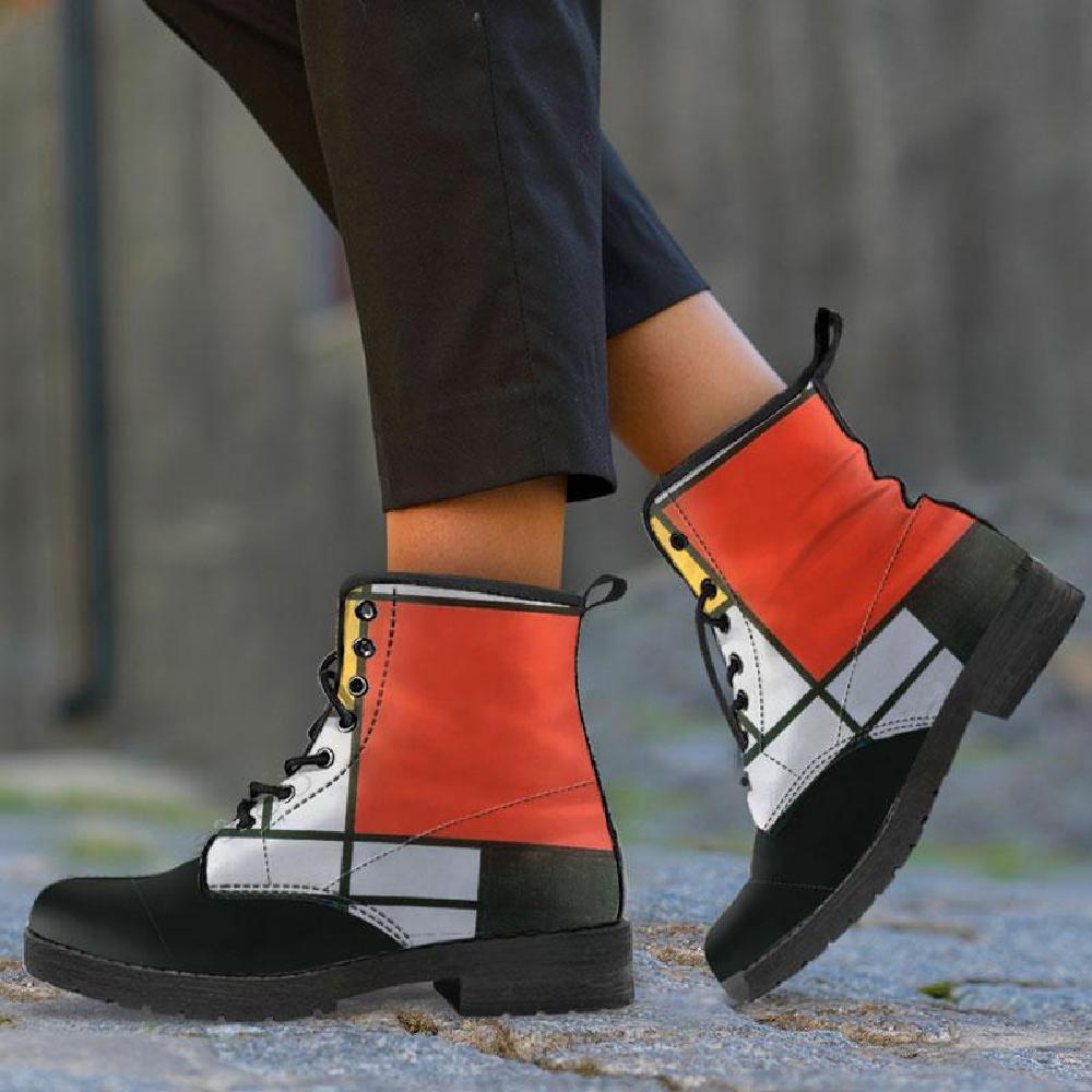 Mondrian Composition Boots-KaboodleWorld