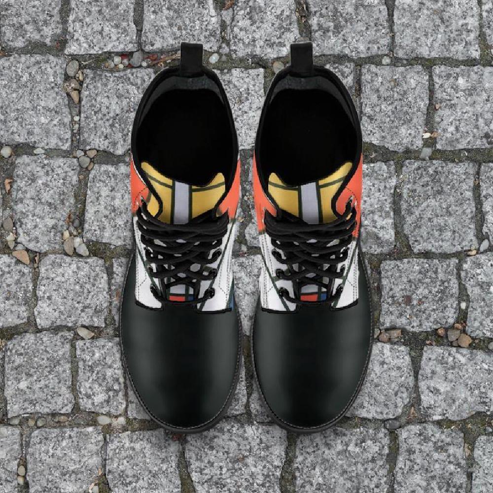 Mondrian Composition Boots-KaboodleWorld