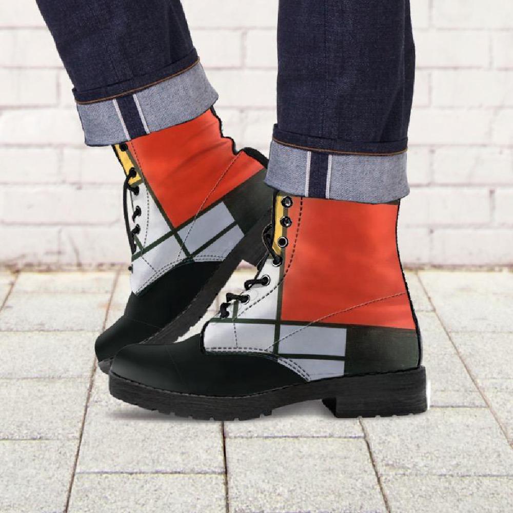 Mondrian Composition Boots-KaboodleWorld