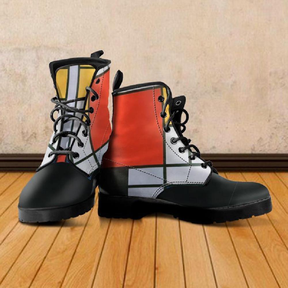 Mondrian Composition Boots-KaboodleWorld