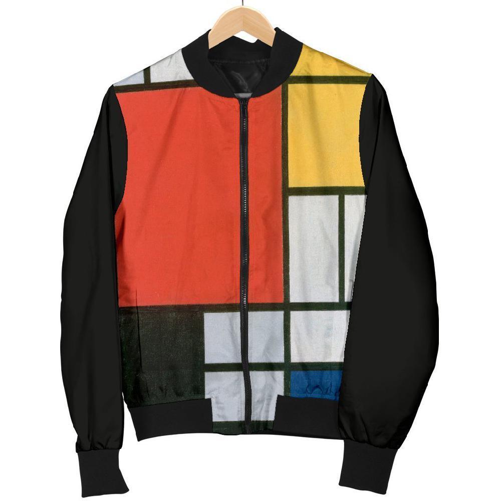 Mondrian Composition Women's Jacket-KaboodleWorld