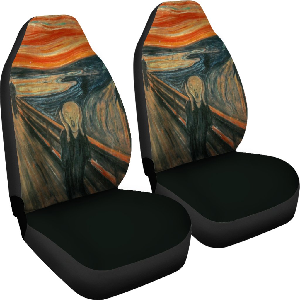 Munch The Scream Car Seat Covers-KaboodleWorld