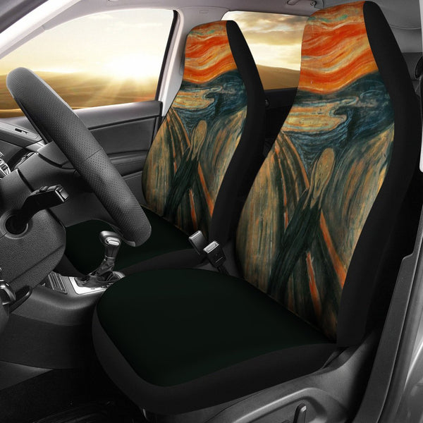 Munch The Scream Car Seat Covers-KaboodleWorld