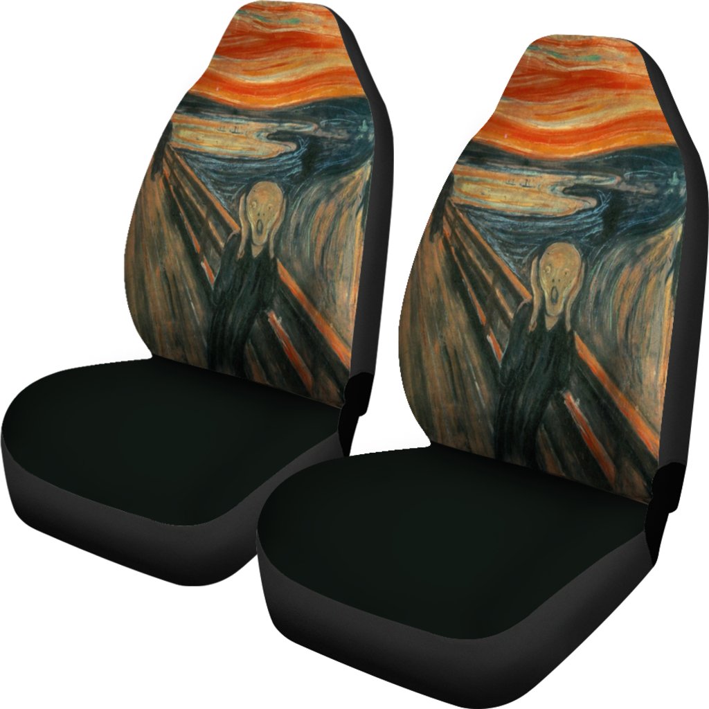 Munch The Scream Car Seat Covers-KaboodleWorld