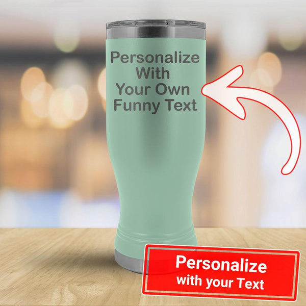 Personalize with your own Funny Text - 20oz Boho Tumbler - B-KaboodleWorld