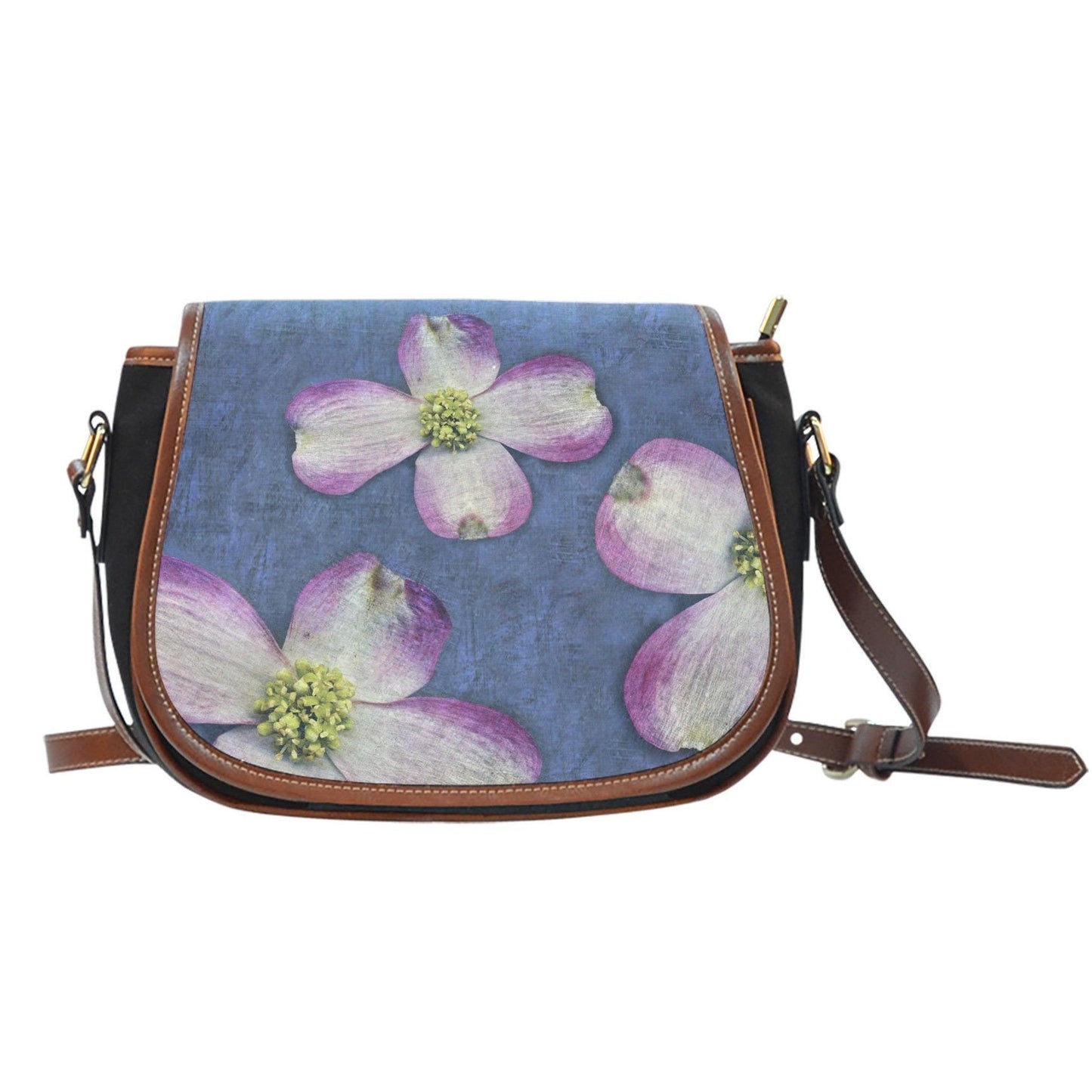 Pink Dogwood Saddle Bag-KaboodleWorld