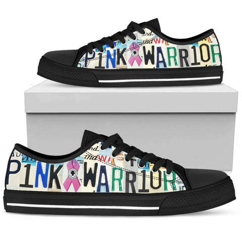 Pink Warrior Low Top Shoes Men-KaboodleWorld