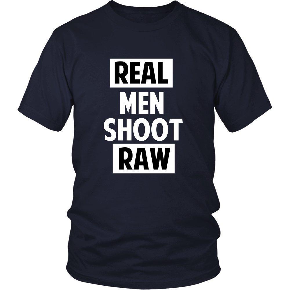 'Real Men Shoot Raw' Unisex T-Shirt-KaboodleWorld