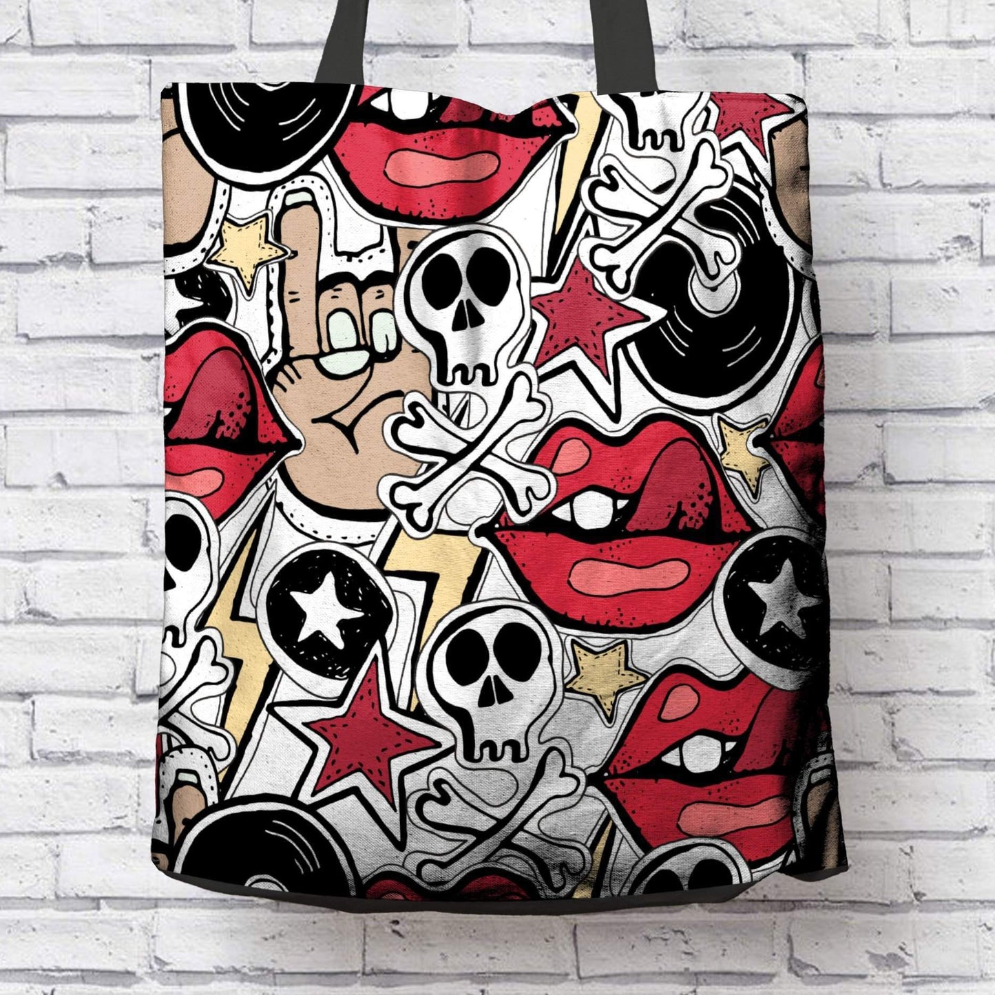 Rock and Roll Cotton Tote-KaboodleWorld