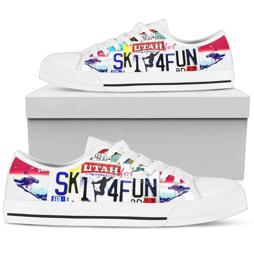 Ski 4 Fun - Low Top Shoes-KaboodleWorld