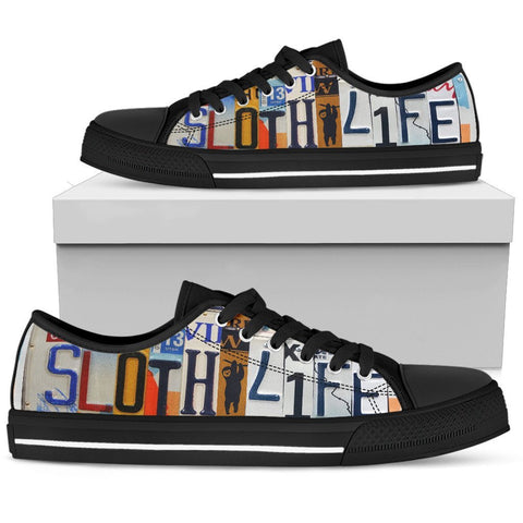 Sloth Life Low Top Shoes-KaboodleWorld