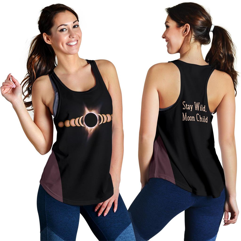 Stay Wild Moon Child Racerback Tank Top-KaboodleWorld