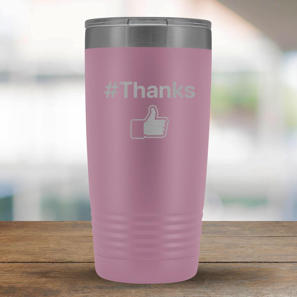 #Thanks - 20oz Tumbler-KaboodleWorld