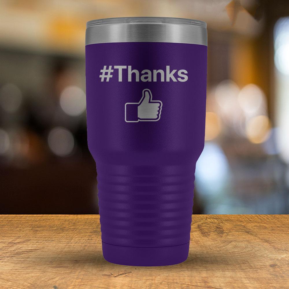 #Thanks - 30oz Tumbler-KaboodleWorld