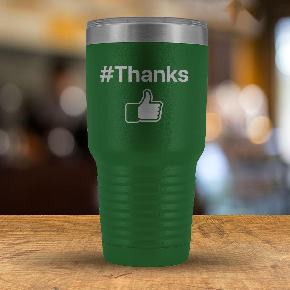 #Thanks - 30oz Tumbler-KaboodleWorld