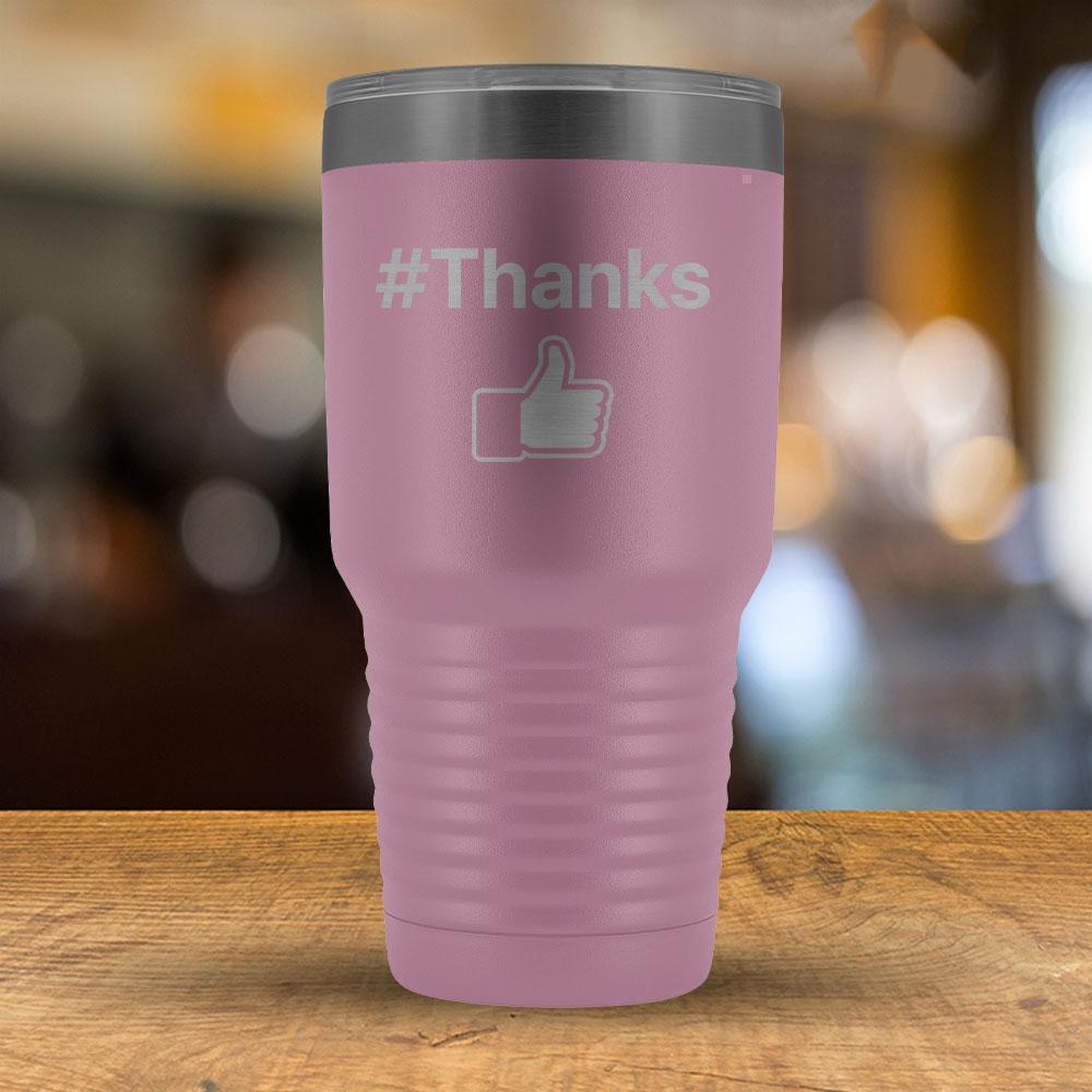 #Thanks - 30oz Tumbler-KaboodleWorld
