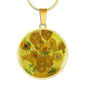 Van Gogh Sunflowers Luxury Necklace-KaboodleWorld