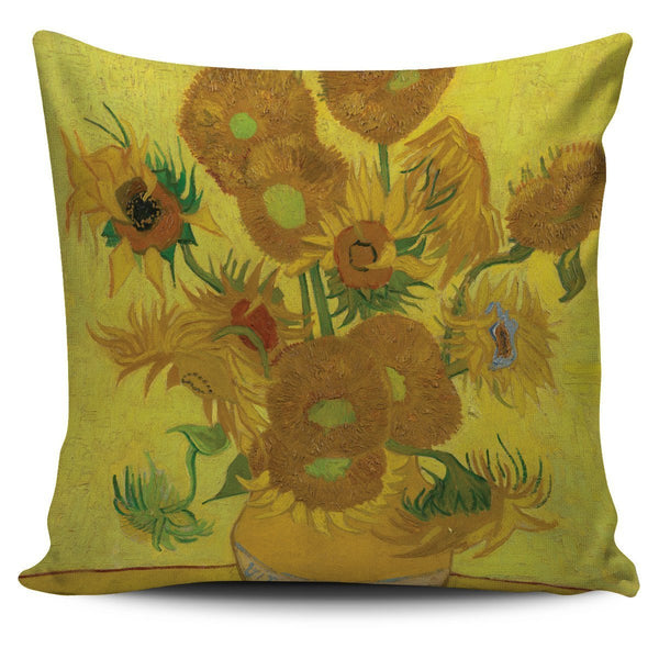 Van Gogh Sunflowers PIllow Cover-KaboodleWorld