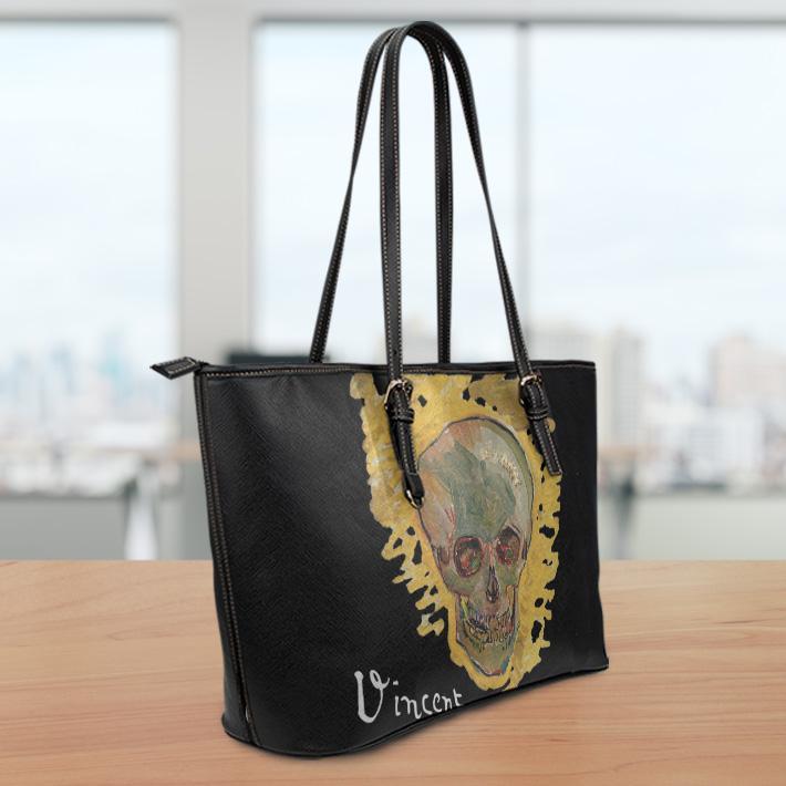 Vincent van Gogh Skull Small Tote-KaboodleWorld