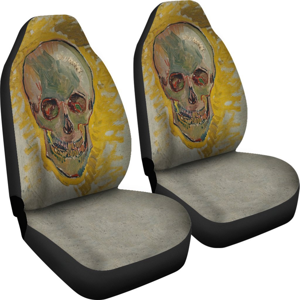 van Gogh Skull Car Seat Covers-KaboodleWorld