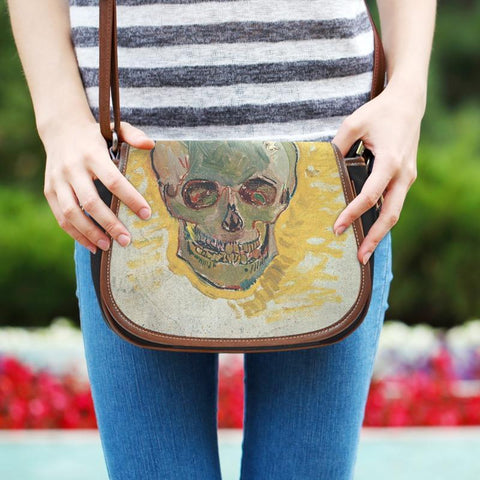 van Gogh Skull Saddle Bag-KaboodleWorld