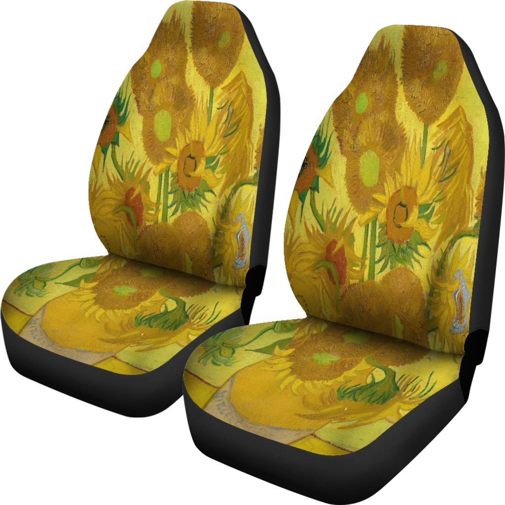 van Gogh Sunflowers Car Seat Covers-KaboodleWorld