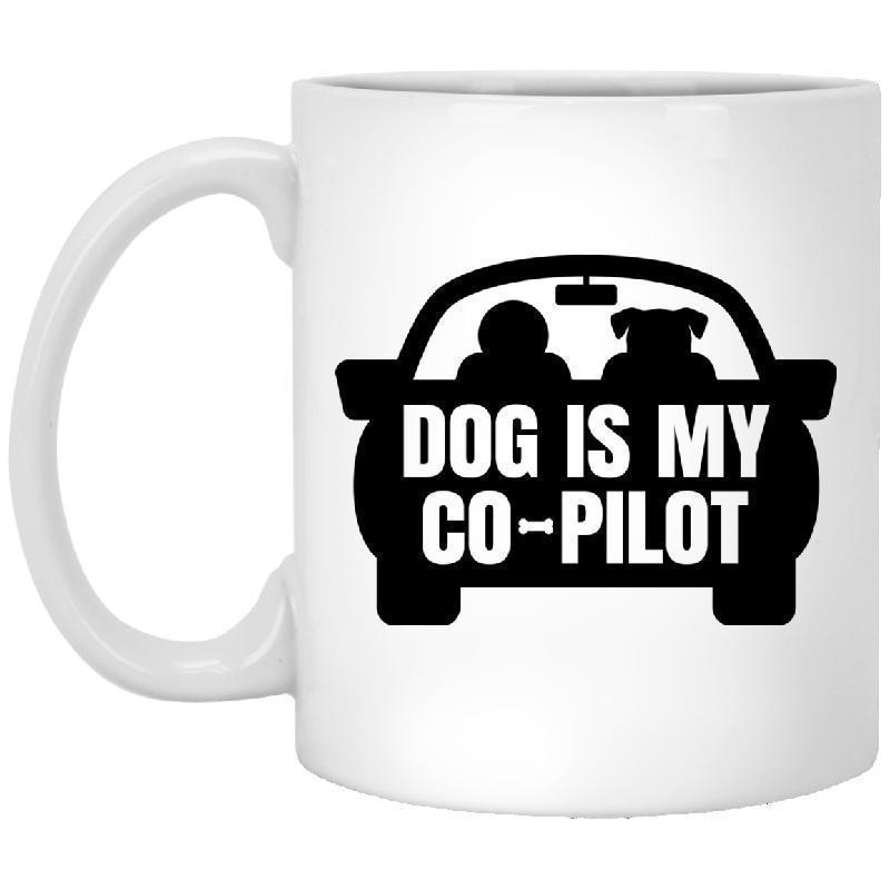 Dog Co-Pilot 11 oz. White Mug-KaboodleWorld