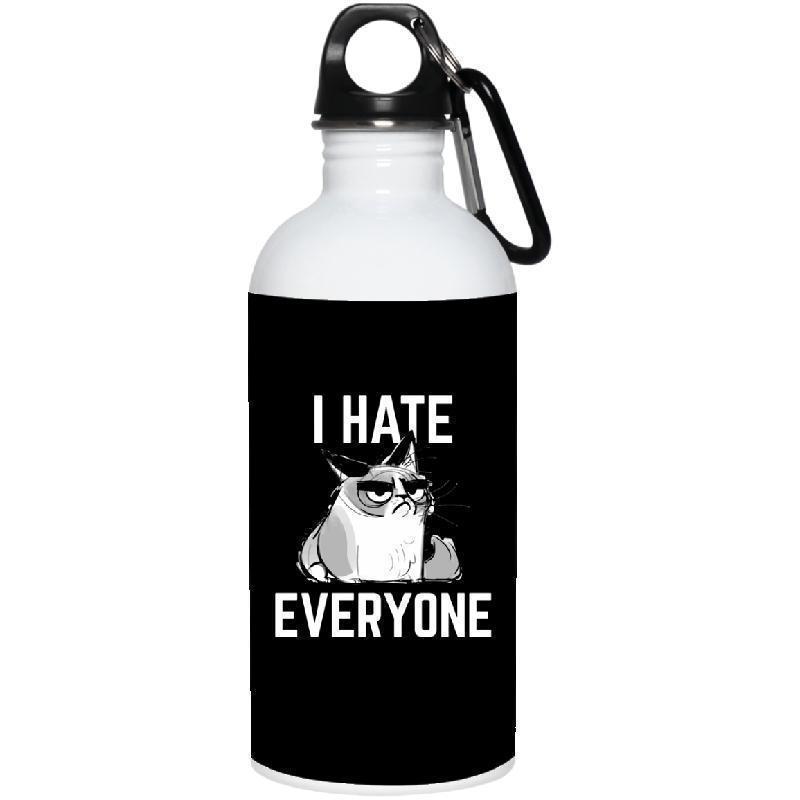 Hate Everyone 20 oz. Stainless Steel Water Bottle-KaboodleWorld