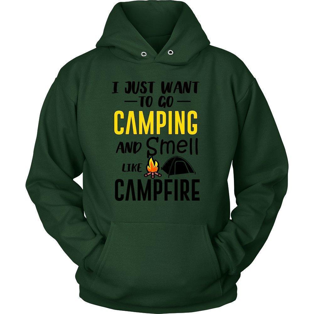 'I Just Want To Go Camping..' Unisex Hoodie-KaboodleWorld