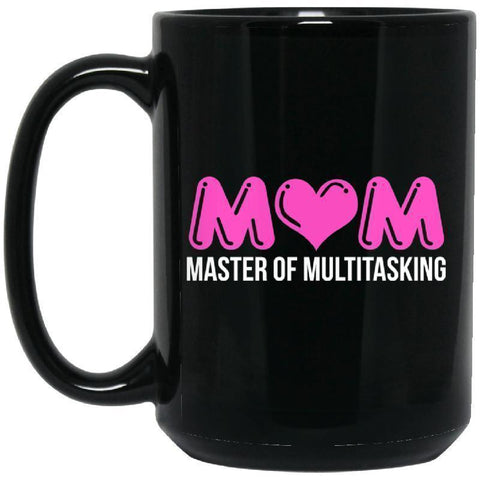MOM Master of Multitasking 15 oz. Black Mug-KaboodleWorld