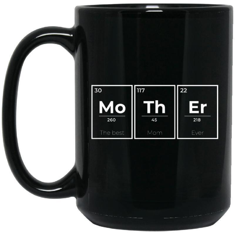 Mo-Th-Er Elements 15 oz. Black Mug-KaboodleWorld
