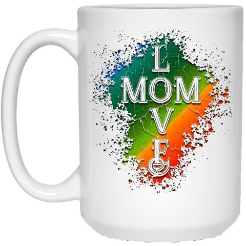 Mom Love 15 oz. White Mug-KaboodleWorld