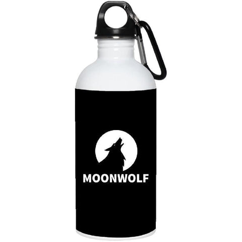 Moon Wolf 20 oz. Stainless Steel Water Bottle-KaboodleWorld