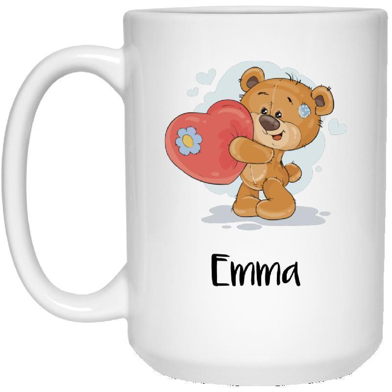 Personalize - Bear Love 15 oz. White Mug-KaboodleWorld