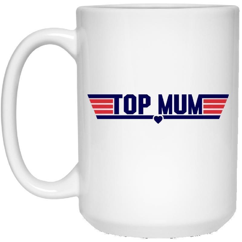 Top Mum 15 oz. White Mug-KaboodleWorld
